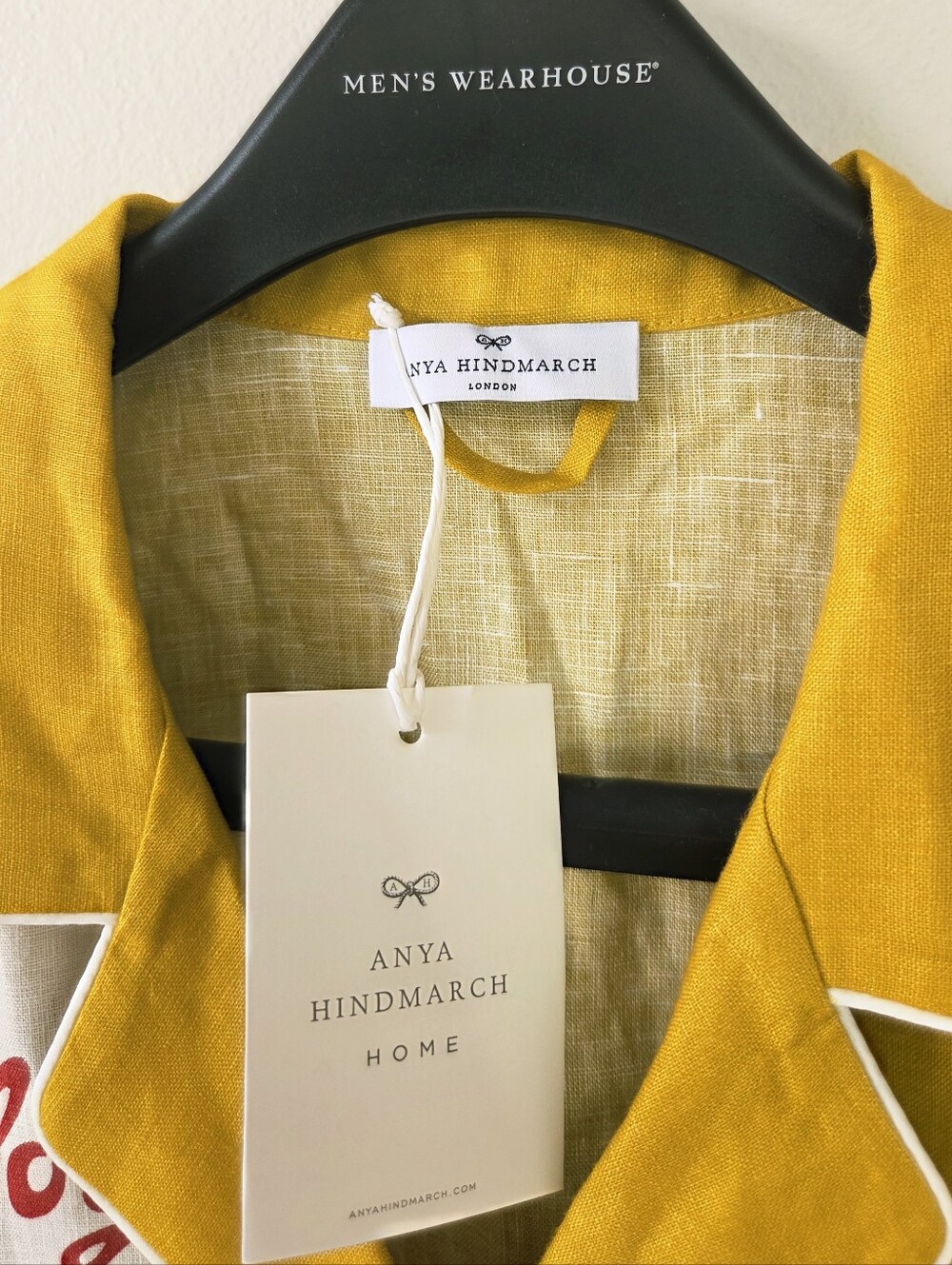 Anya Hindmarch Coco Pops Print Shirt & Shorts Set Linen Large Rare - Picture 7 of 12